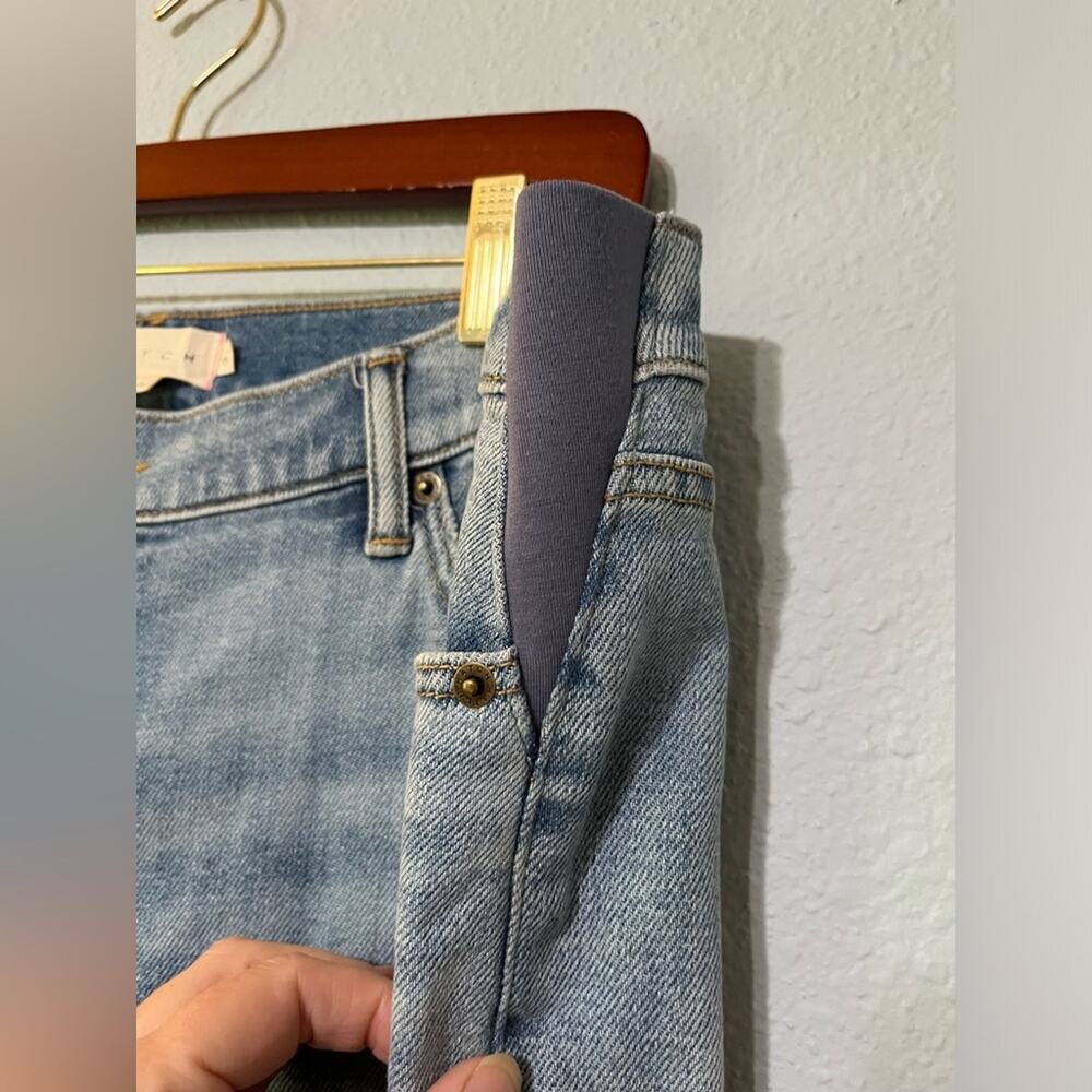 Hatch Light Blue Cropped Straight-Leg Jeans - Picture 6 of 7